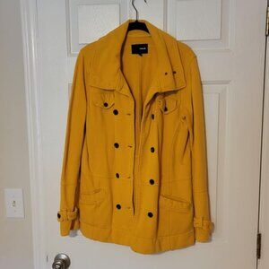 Vintage mustard yellow Hurley coat, size L